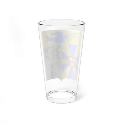 Dentergem wapen (Belgium) (Coat of Arms) Pint Glass 16oz - Go Mug Yourself