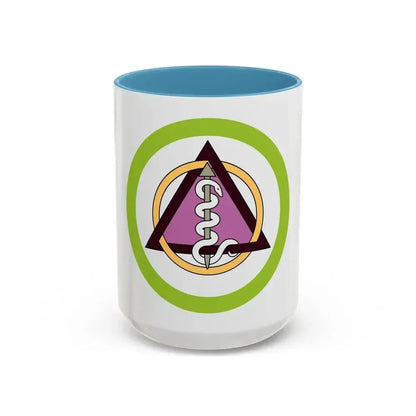 Dentistry (Boy Scout Merit Badge) Accent Coffee Mug 15oz Light Blue - Go Mug Yourself