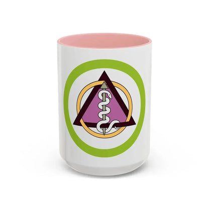 Dentistry (Boy Scout Merit Badge) Accent Coffee Mug 15oz Pink - Go Mug Yourself
