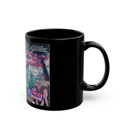 DENVER THE LAST DINOSAUR DENVER AND THE TIME MACHINE (VHS COVER) - Black Coffee Mug - Go Mug Yourself