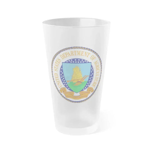 Department of Agriculture - Frosted Pint Glass 16oz 16oz Frosted - Go Mug Yourself