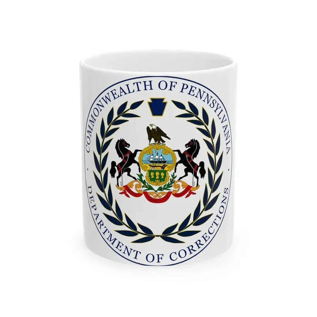 Department of Corrections of Pennsylvania - White Coffee Mug 11oz - Go Mug Yourself