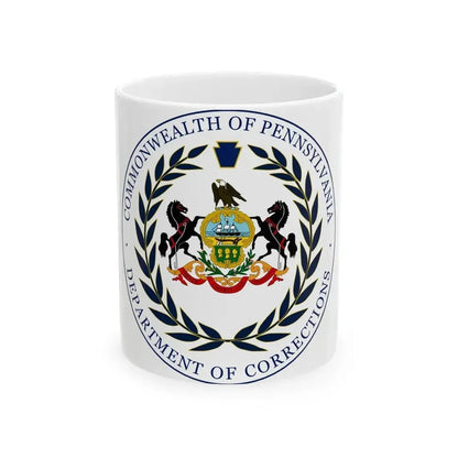 Department of Corrections of Pennsylvania - White Coffee Mug 11oz - Go Mug Yourself