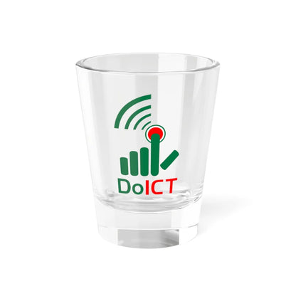 Department of Information and Communication Technology DoICT (Bangladesh) (Coat of Arms) Shot Glass 1.5oz 1.5oz - Go Mug Yourself