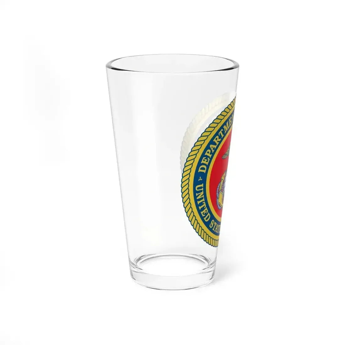 Department Of The Navy United States Marine Corps (USMC) Pint Glass 16oz - Go Mug Yourself