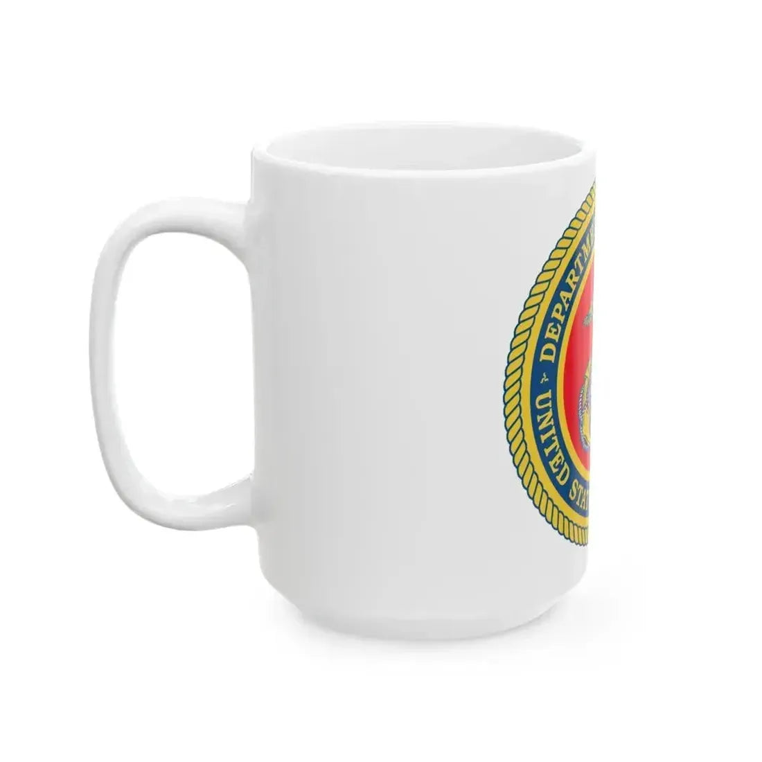 Department Of The Navy United States Marine Corps (USMC) White Coffee Mug - Go Mug Yourself
