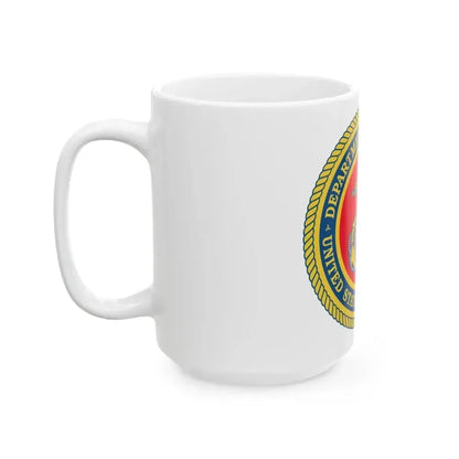 Department Of The Navy United States Marine Corps (USMC) White Coffee Mug - Go Mug Yourself