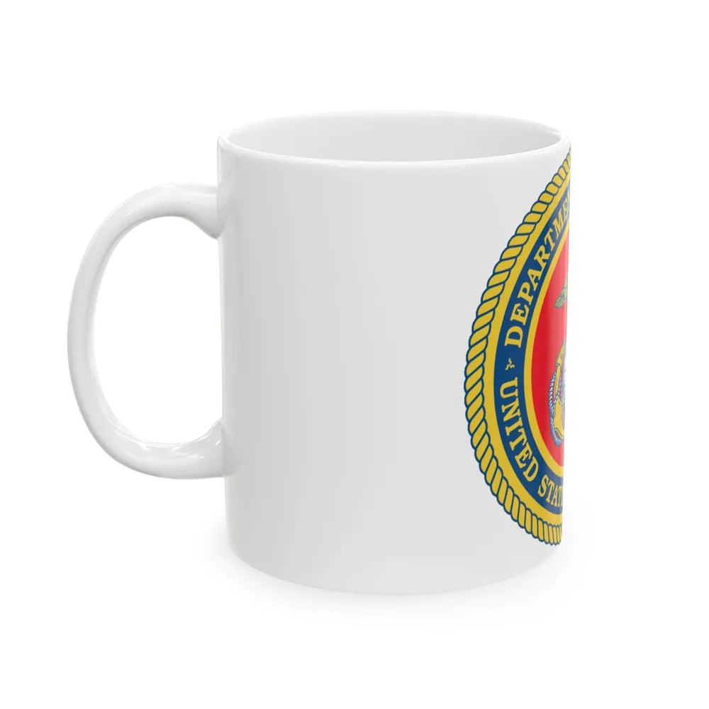 Department Of The Navy United States Marine Corps (USMC) White Coffee Mug-Go Mug Yourself