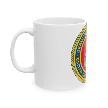 Department Of The Navy United States Marine Corps (USMC) White Coffee Mug-Go Mug Yourself