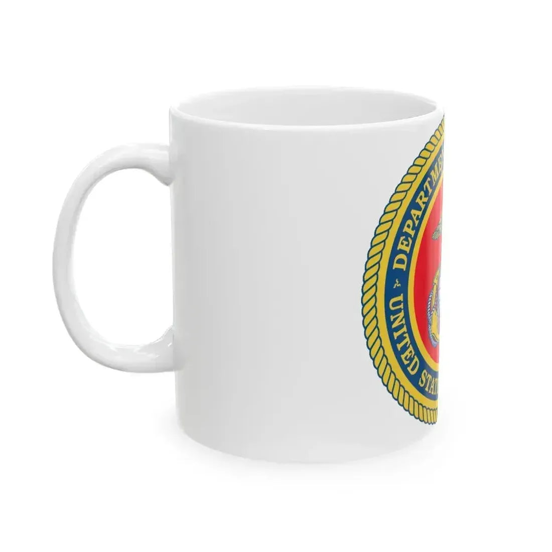 Department Of The Navy United States Marine Corps (USMC) White Coffee Mug - Go Mug Yourself