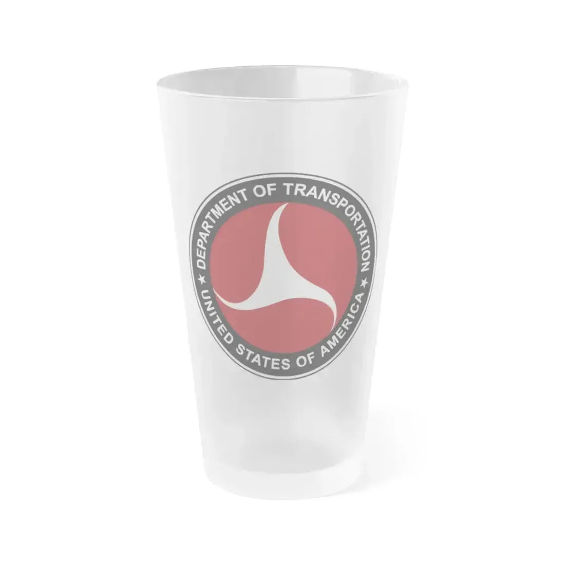 Department of Transportation 1980 - Frosted Pint Glass 16oz 16oz Frosted - Go Mug Yourself