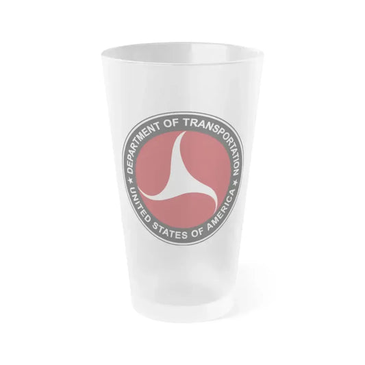 Department of Transportation 1980 - Frosted Pint Glass 16oz 16oz Frosted - Go Mug Yourself