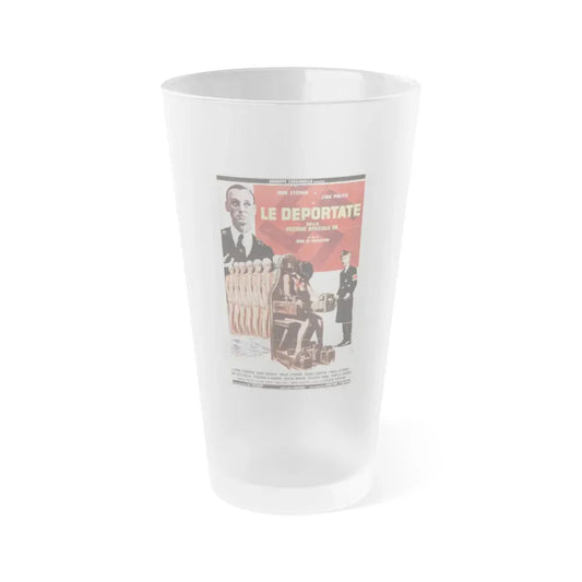 DEPORTED WOMEN OF THE SS SPECIAL SECTION 1976 Movie Poster - Frosted Pint Glass 16oz Default Title - Go Mug Yourself