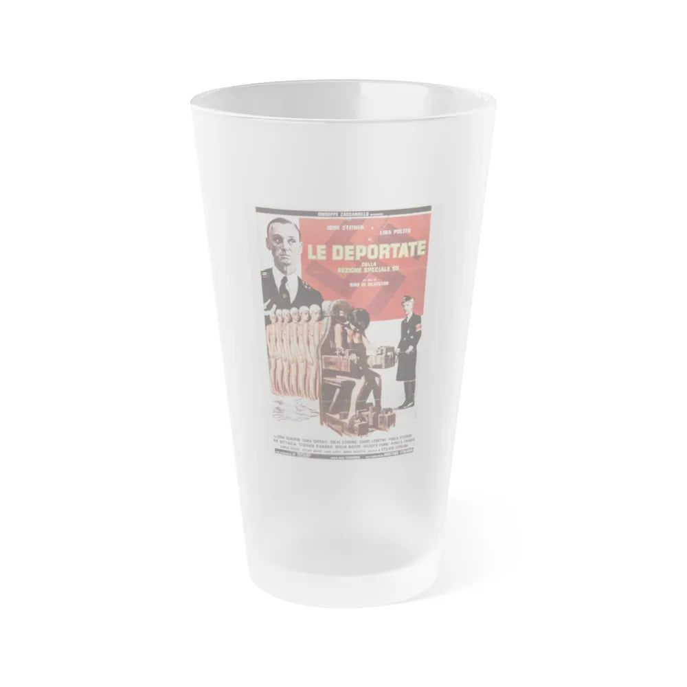 DEPORTED WOMEN OF THE SS SPECIAL SECTION 1976 Movie Poster - Frosted Pint Glass 16oz-Go Mug Yourself