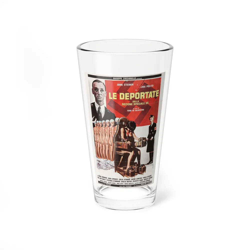 DEPORTED WOMEN OF THE SS SPECIAL SECTION 1976 Movie Poster - Pint Glass 16oz-16oz-Go Mug Yourself