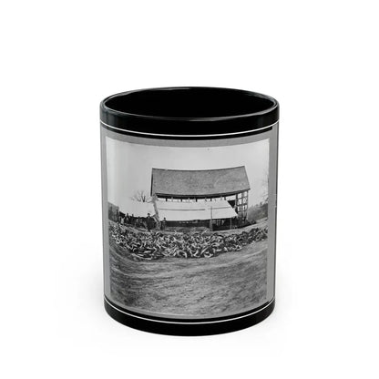 Depot Of The Commissary, Cedar Level, Virginia (U.S. Civil War) Black Coffee Mug 11oz - Go Mug Yourself