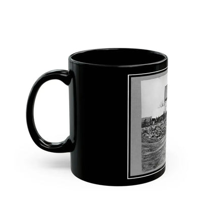 Depot Of The Commissary, Cedar Level, Virginia (U.S. Civil War) Black Coffee Mug - Go Mug Yourself