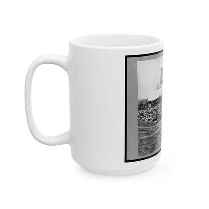 Depot Of The Commissary, Cedar Level, Virginia (U.S. Civil War) White Coffee Mug - Go Mug Yourself