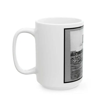 Depot Of The Commissary, Cedar Level, Virginia (U.S. Civil War) White Coffee Mug - Go Mug Yourself