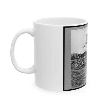 Depot Of The Commissary, Cedar Level, Virginia (U.S. Civil War) White Coffee Mug - Go Mug Yourself