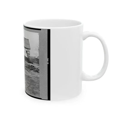 Depot Of The Commissary, Cedar Level, Virginia (U.S. Civil War) White Coffee Mug - Go Mug Yourself