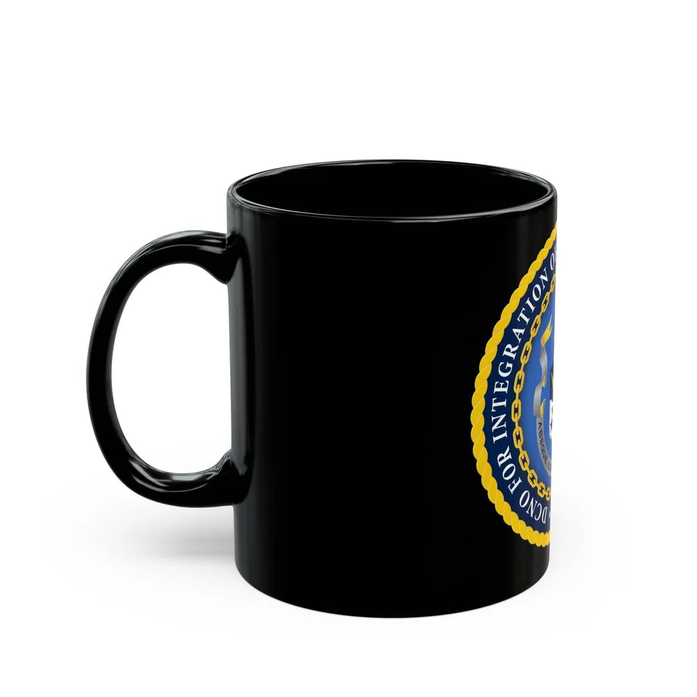 Deputy Chief of Naval Operations for Integration of Capabilities and Resources N8 (U.S. Navy) Black Coffee Mug-Go Mug Yourself