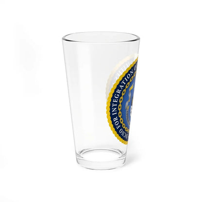 Deputy Chief of Naval Operations for Integration of Capabilities and Resources N8 (U.S. Navy) Pint Glass 16oz-Go Mug Yourself