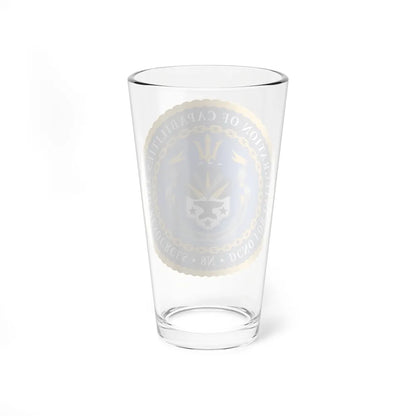 Deputy Chief of Naval Operations for Integration of Capabilities and Resources N8 (U.S. Navy) Pint Glass 16oz-Go Mug Yourself