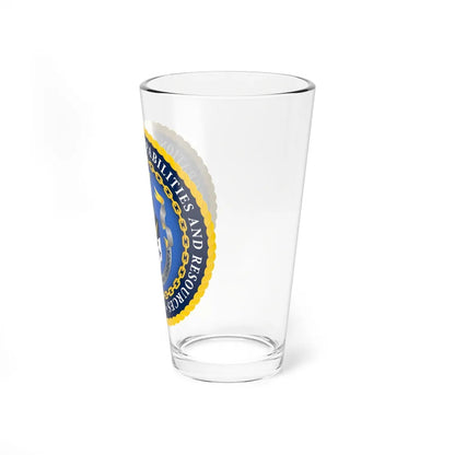 Deputy Chief of Naval Operations for Integration of Capabilities and Resources N8 (U.S. Navy) Pint Glass 16oz-Go Mug Yourself