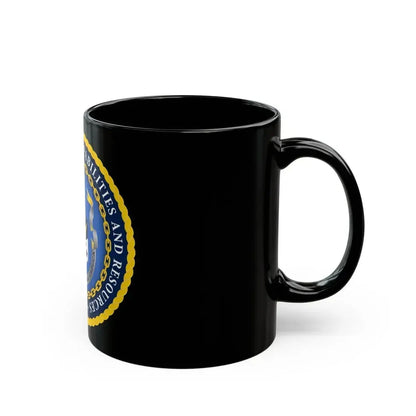 Deputy Chief of Naval Operations for Integration of Capabilities and Resources N8 (U.S. Navy) Black Coffee Mug - Go Mug Yourself