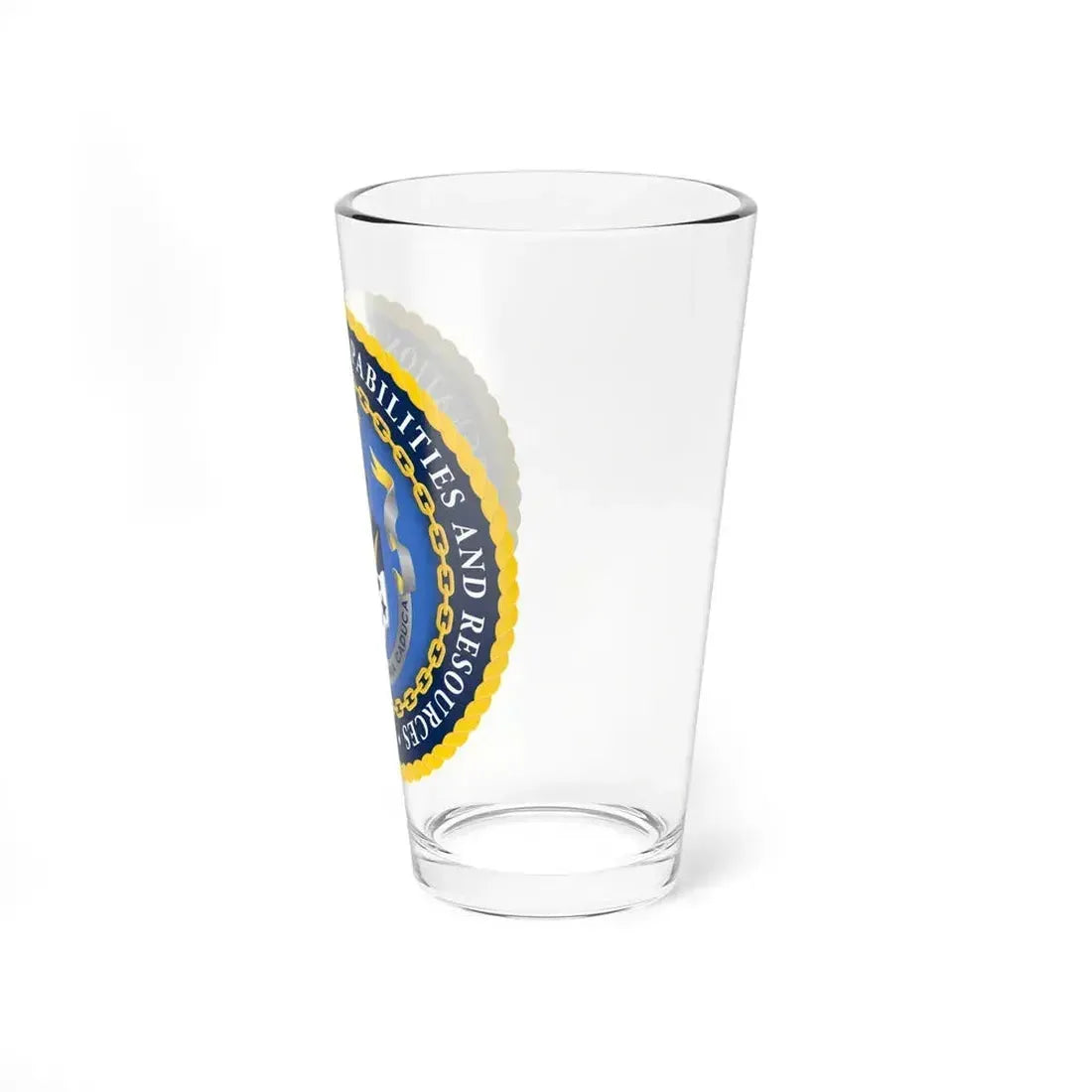 Deputy Chief of Naval Operations for Integration of Capabilities and Resources N8 (U.S. Navy) Pint Glass 16oz - Go Mug Yourself