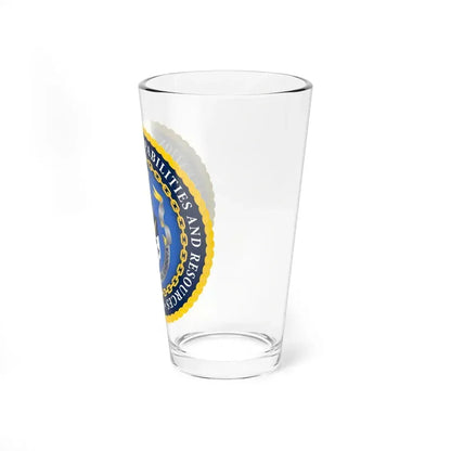 Deputy Chief of Naval Operations for Integration of Capabilities and Resources N8 (U.S. Navy) Pint Glass 16oz - Go Mug Yourself