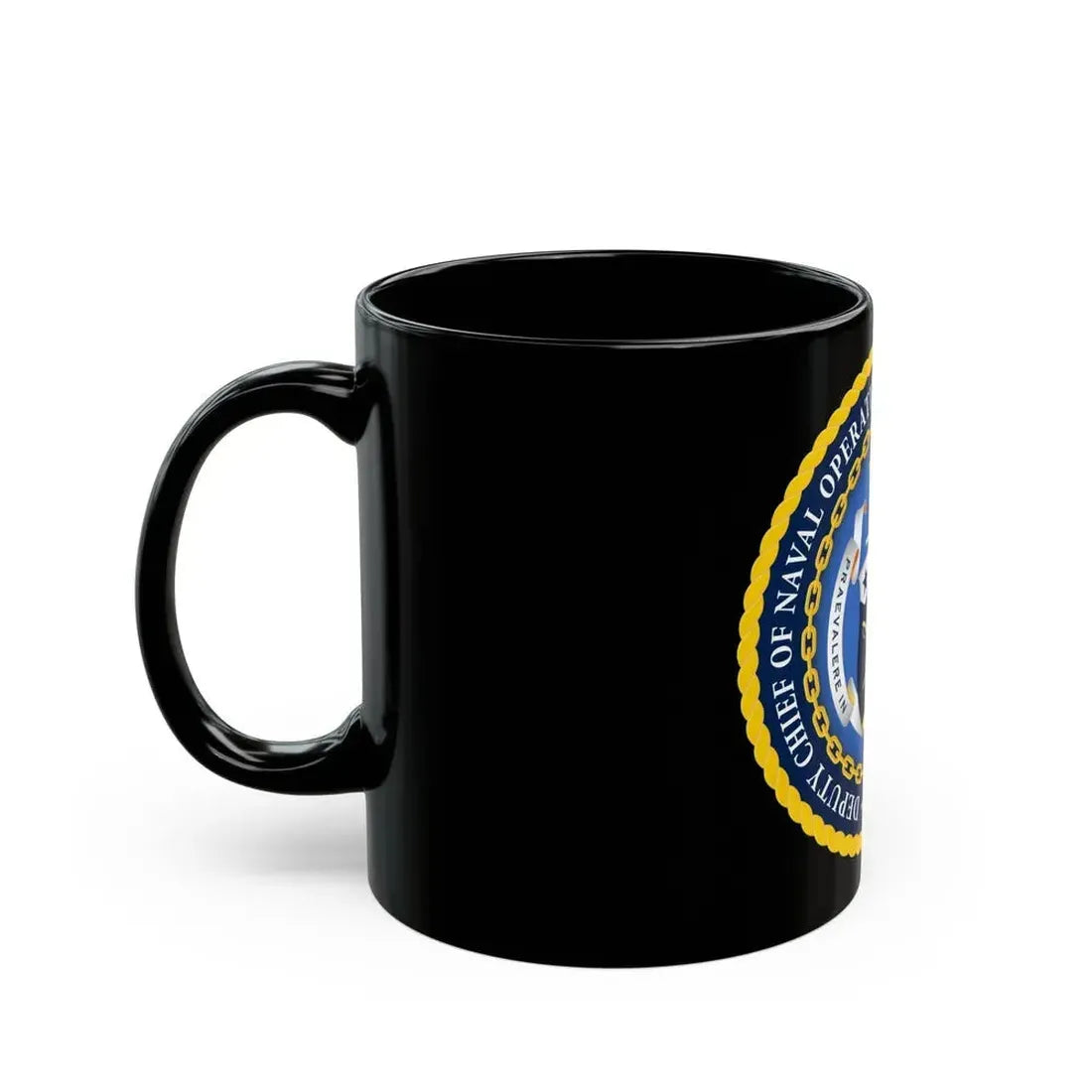 Deputy Chief of Naval Operations for Warfighting Development N7 (U.S. Navy) Black Coffee Mug - Go Mug Yourself