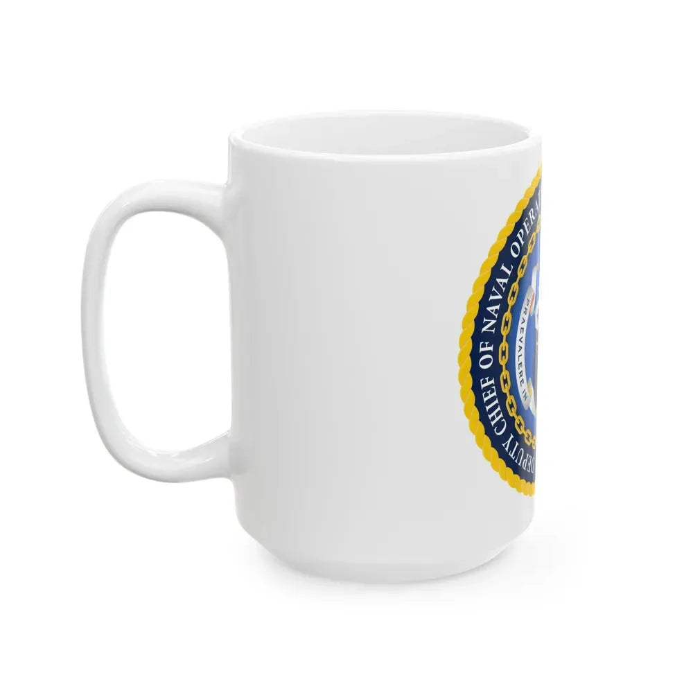 Deputy Chief of Naval Operations for Warfighting Development N7 (U.S. Navy) White Coffee Mug - Go Mug Yourself