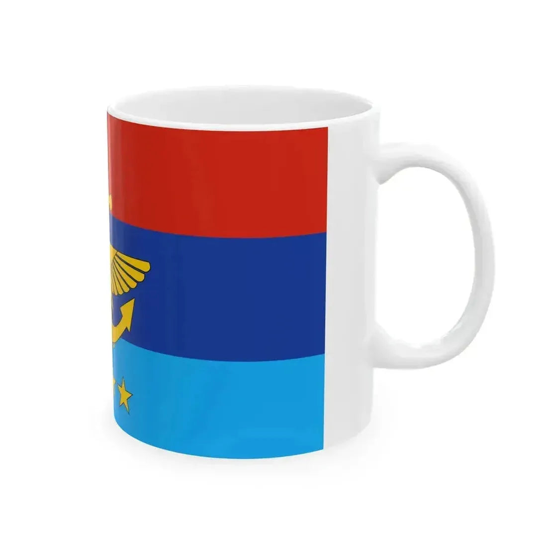 Deputy Commander in Chief flag of Myanmar (Myanmar) White Coffee Mug - Go Mug Yourself