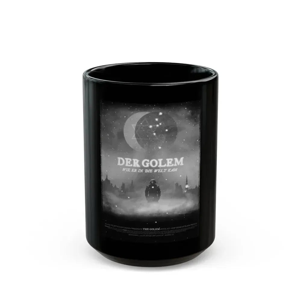 DER GOLEM 1920 Movie Poster - Black Coffee Mug 15oz - Go Mug Yourself