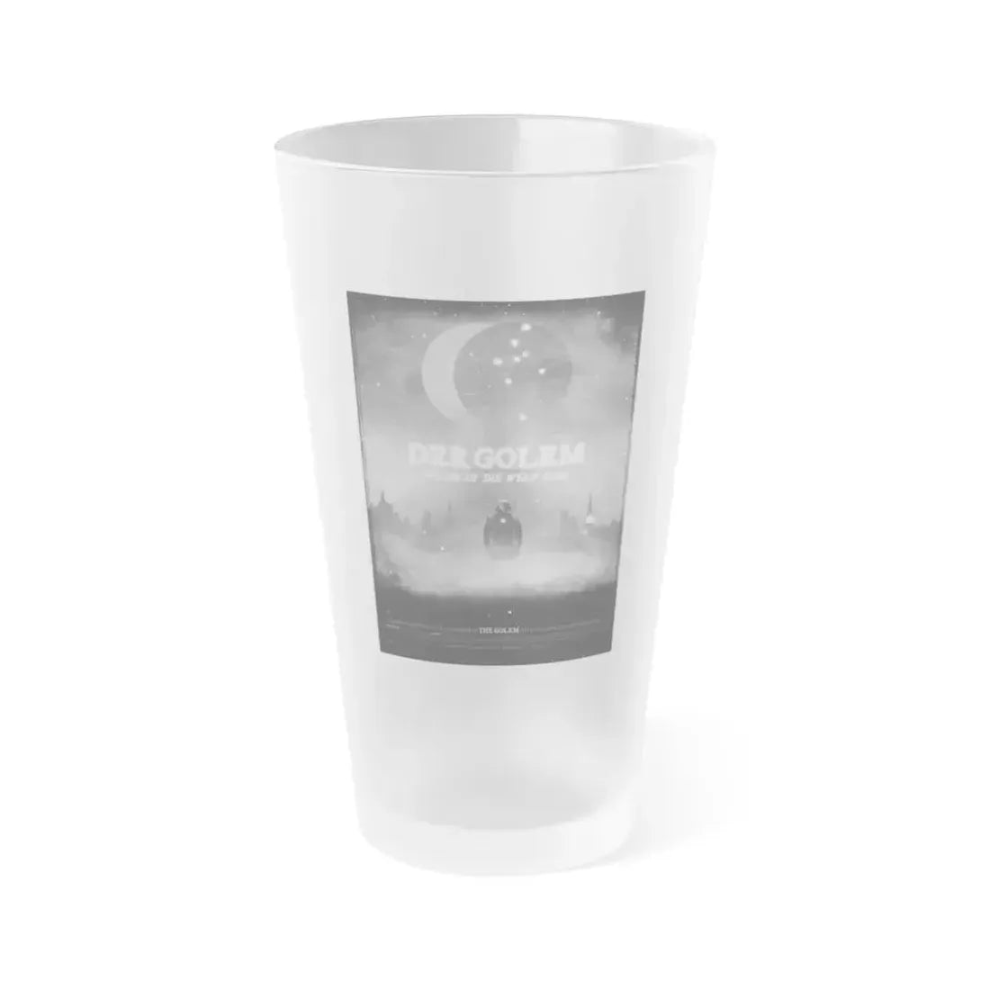 DER GOLEM 1920 Movie Poster - Frosted Pint Glass 16oz Default Title - Go Mug Yourself