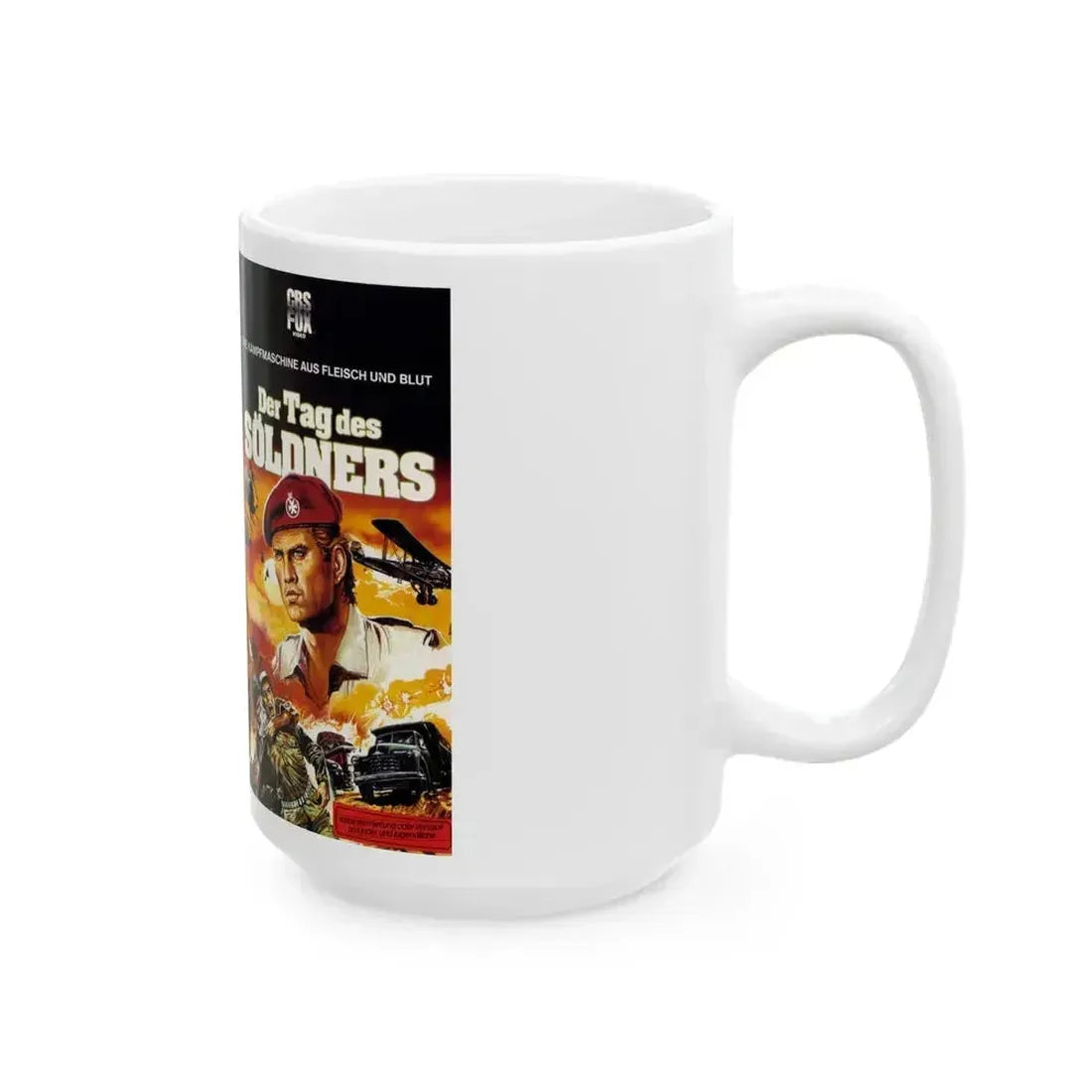 DER TAG DES SOLDNERS (VHS COVER) - White Coffee Mug - Go Mug Yourself