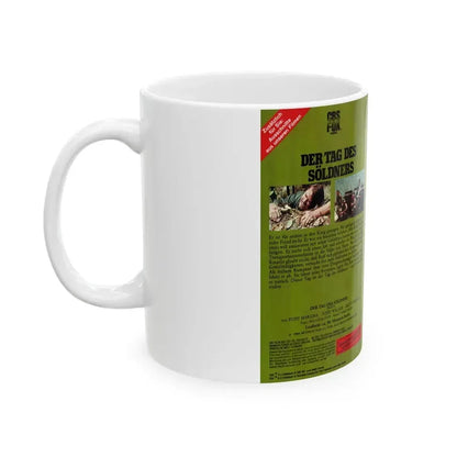 DER TAG DES SOLDNERS (VHS COVER) - White Coffee Mug - Go Mug Yourself