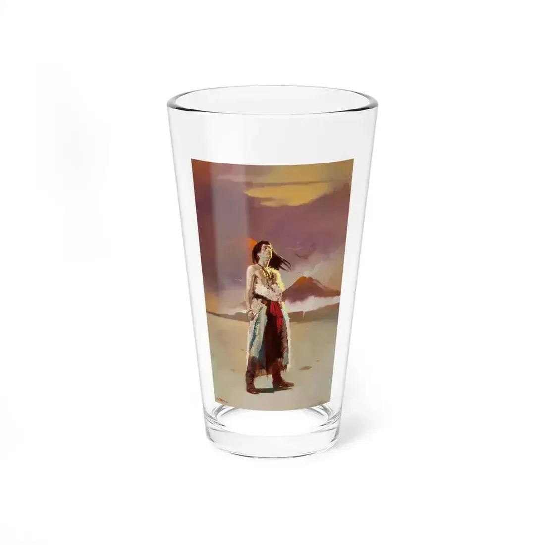 Der Traumer in der Zitadelle (The Dreamer in the Citadel), paperback cover, 1977 - Pint Glass 16oz 16oz - Go Mug Yourself
