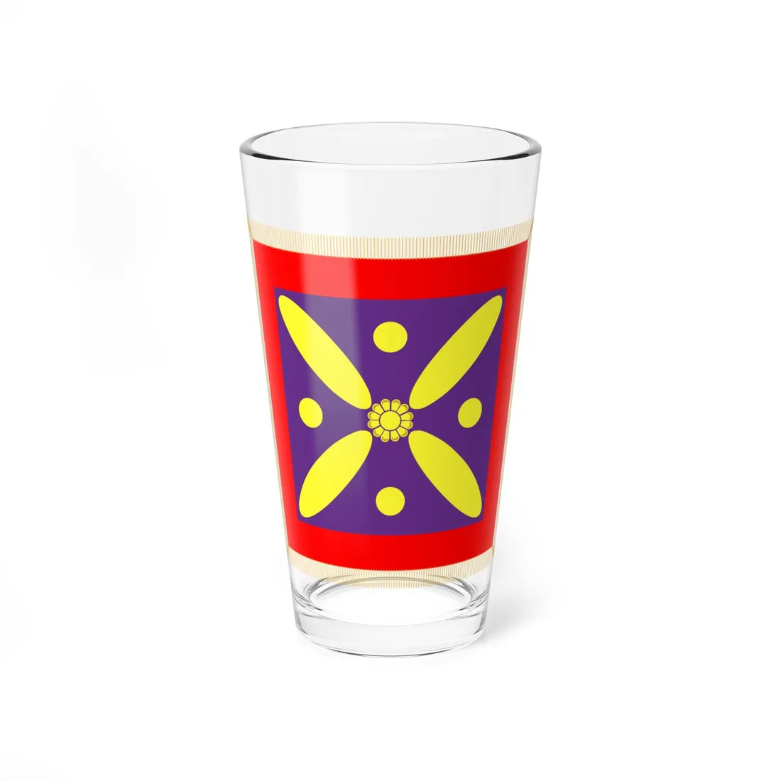 Derafsh Kaviani flag of the late Sassanid Empire (Iran) Pint Glass 16oz 16oz - Go Mug Yourself