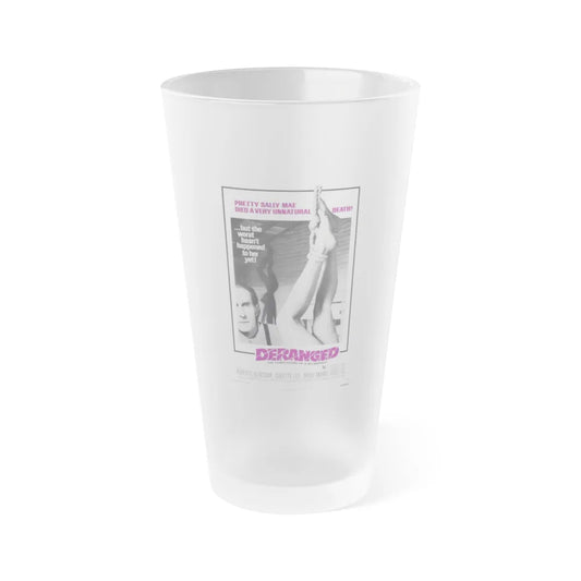 DERANGED 1974 Movie Poster - Frosted Pint Glass 16oz-Go Mug Yourself