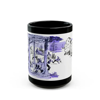 Dere's Sad News Here, Bluebook, August 1952 - Black Coffee Mug 15oz - Go Mug Yourself
