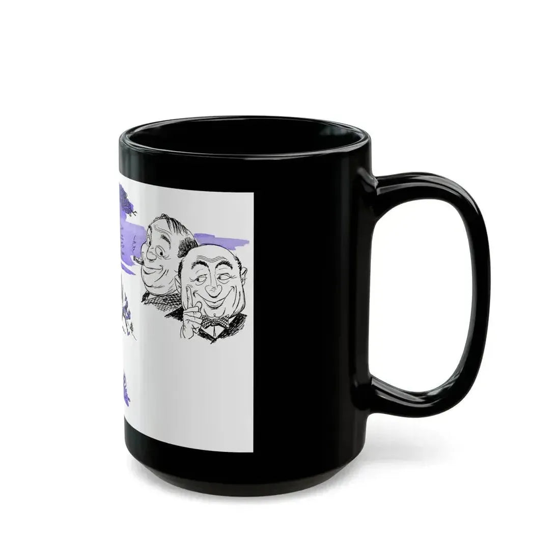 Dere's Sad News Here, Bluebook, August 1952 - Black Coffee Mug - Go Mug Yourself
