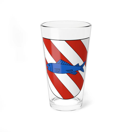 Derendingen-blazon (Switzerland) (Coat of Arms) Pint Glass 16oz 16oz - Go Mug Yourself