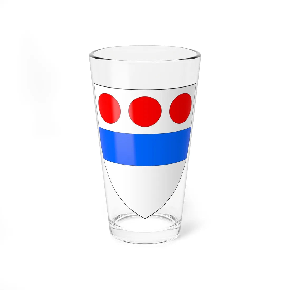 Dering of Surrenden Arms Ancient (England) (Coat of Arms) Pint Glass 16oz 16oz - Go Mug Yourself