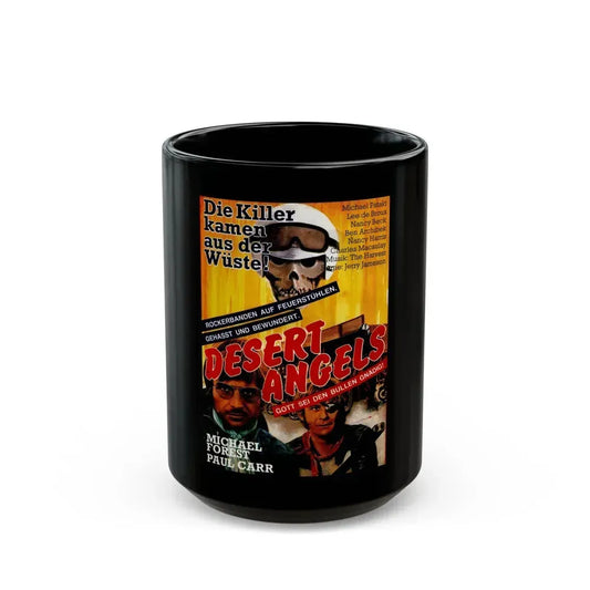 DESERT ANGELS (DIRT GANG) 1972 Movie Poster - Black Coffee Mug 15oz - Go Mug Yourself