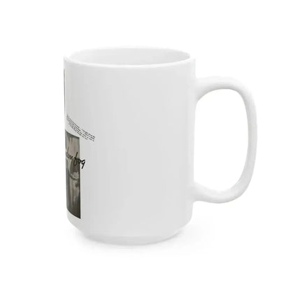 Desert Heat and London Fog, The American Magazine, January 1935 - White Coffee Mug - Go Mug Yourself