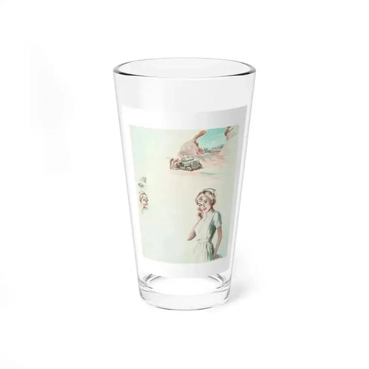 Desert Nurse by Pamela Hart (Avalon Books, c. 1970s) - Pint Glass 16oz 16oz - Go Mug Yourself