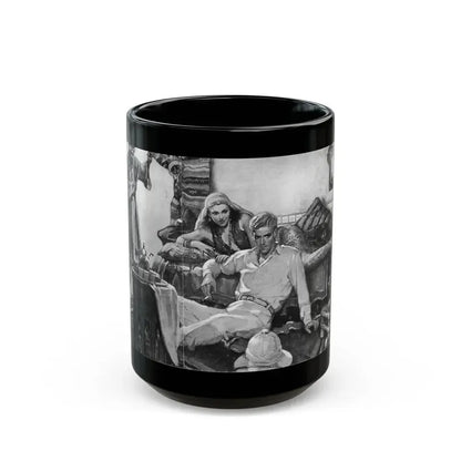 Desert Passion, Liberty magazine, September 25, 1937 - Black Coffee Mug 15oz - Go Mug Yourself